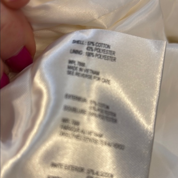 Michael Kors ivory Women's Trench Coat sz small - Picture 8 of 8